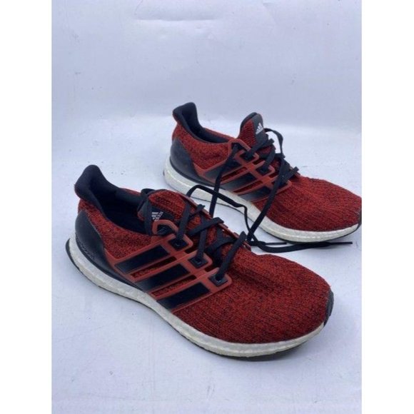 Adidas Red Black Ultra Boost Sneakers Size Us - Picture 4 of 10